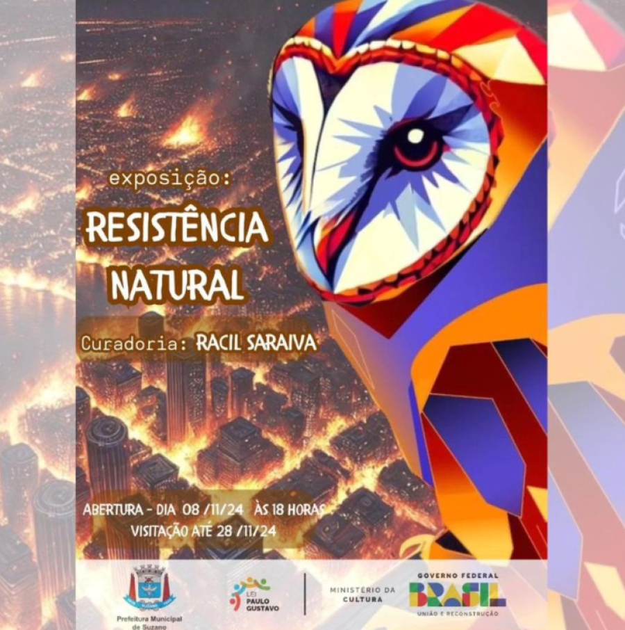 Exposição Resistência Natural começa nesta sexta-feira (08), em Suzano