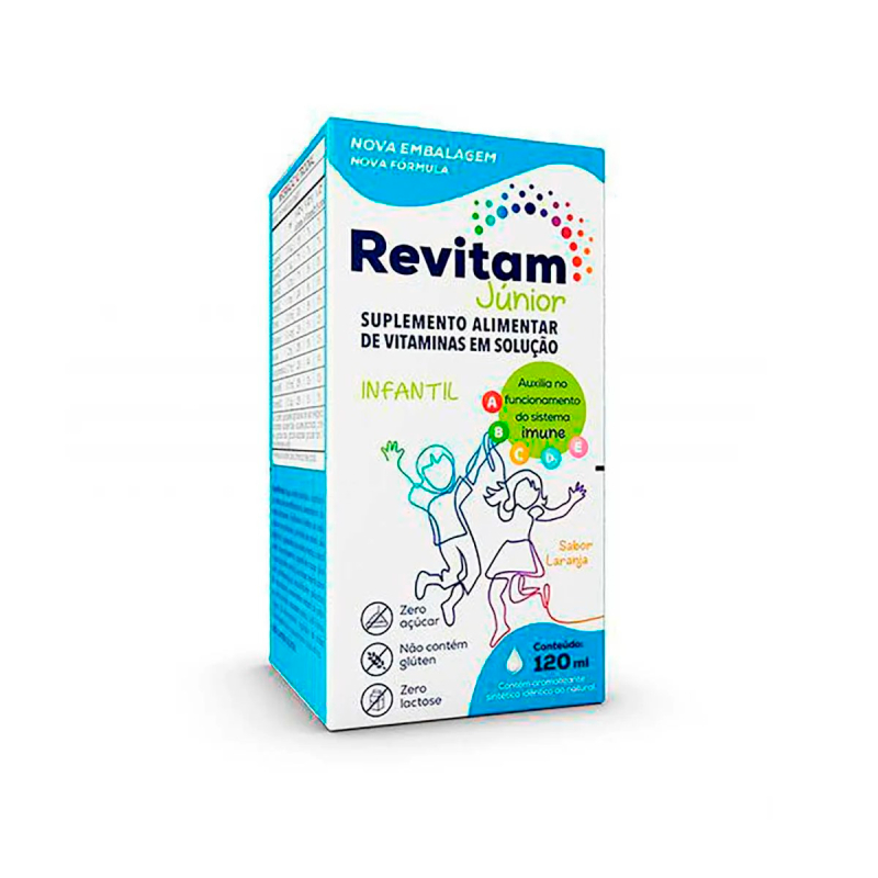 Polivitamínico Revitam Júnior Biolab Infantil 120ml + Dosador